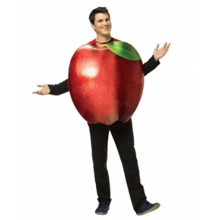 DEGUISEMENT POMME TAILLE UNIQUE 