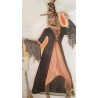 DEGUISEMENT SORCIERE ORANGE TAILLE UNIQUE  DEGUISEMENT SORCIERE ORANGE TAILLE UNIQUE