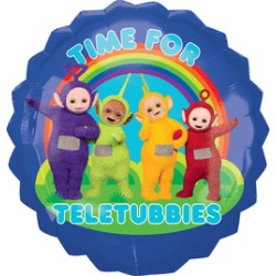 BALLON METALLIQUE TELETUBBIES MULTICOLORE 88 X 73 CM