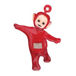 BALLON METALLIQUE TELETUBBIE ROUGE 81 X 109 CM