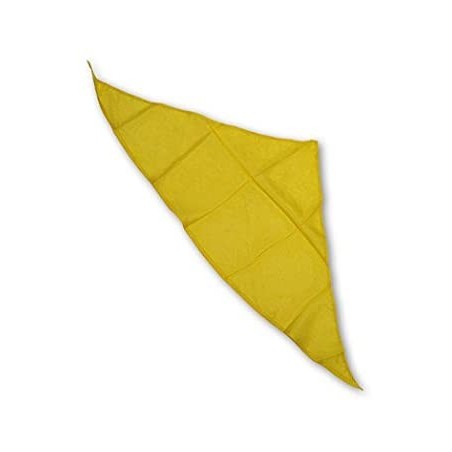FOULARD OU BANDANA TRIANGULAIRE JAUNE