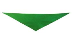 FOULARD OU BANDANA TRIANGULAIRE VERT