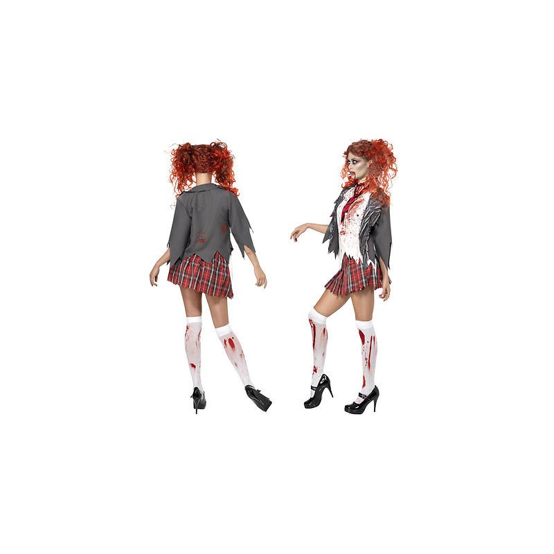 DEGUISEMENT ECOLIERE ZOMBIE SCHOOL GIRL TAILLE S