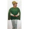 DEGUISEMENT MEDIEVAL HOMME VERT-ECRUE AMBROISE TAILLE 50