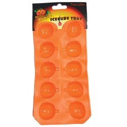 ICE CUBE TRAY 2 MODELES ASSORTIS TETE DE MORT ET CITROUILLE