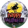 BALLON BUBBLES HAPPY HALLOWEEN SORCIERE 56 CM