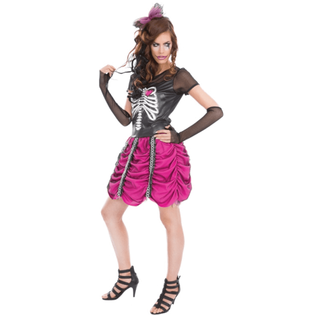 DEGUISEMENT PUNK BEAUTY TAILLE XS