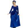 DEGUISEMENT ROBE VICTORIAN BLEUE TAILLE S