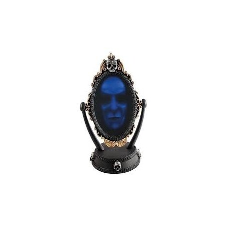 DECORATION HALLOWEEN MIROIR HANTE SONORE ET LUMINEUX 43 CM