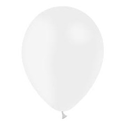 100 BALLONS BALLOONIA 28 CM STD BLANC