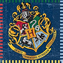 16 SERVIETTES HARRY POTTER 33 X 33 CM