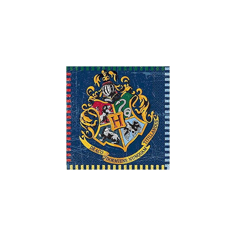 16 SERVIETTES HARRY POTTER 33 X 33 CM