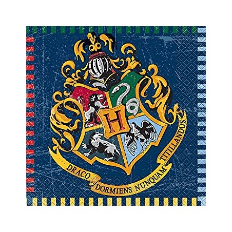 16 SERVIETTES HARRY POTTER 33 X 33 CM