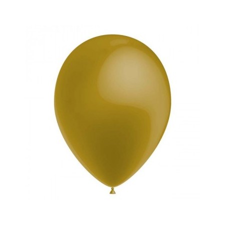 100 BALLONS BALLOONIA METALISE 26CM OR