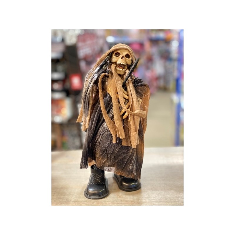DECORATION HALLOWEEN PETIT SORCIERE QUI MARCHE SONORE DECORATION HALLOWEEN PETIT SORCIERE QUI MARCHE SONORE