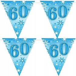 GUIRLANDE BLEU 60 ANS