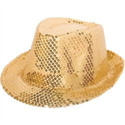 CHAPEAU BORSALINO SEQUIN OR