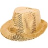 CHAPEAU BORSALINO SEQUIN OR