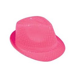 CHAPEAU BORSALINO SEQUIN ROSE