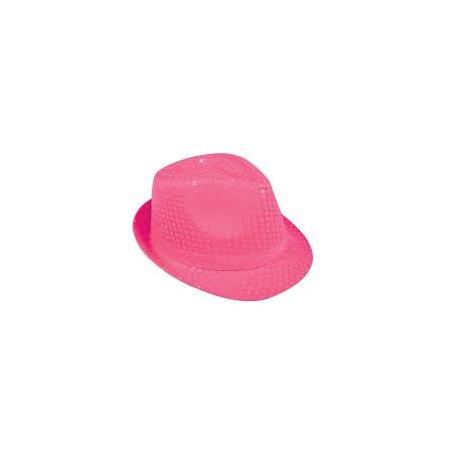 CHAPEAU BORSALINO SEQUIN ROSE