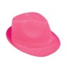 CHAPEAU BORSALINO SEQUIN ROSE