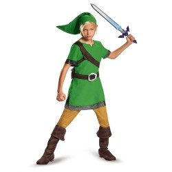 DEGUISEMENT THE LEGEND OF ZELDA LINK  TAILLE 10 -12 ANS