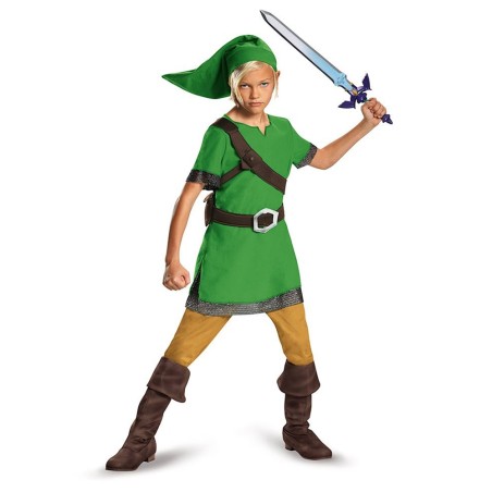 DEGUISEMENT THE LEGEND OF ZELDA LINK  TAILLE 10 -12 ANS