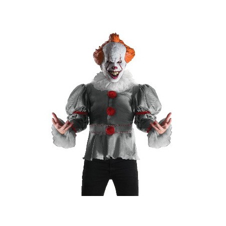 DEGUISEMENT IT MOVIE MASQUE TUNIQUE ET COL TAILLE STD