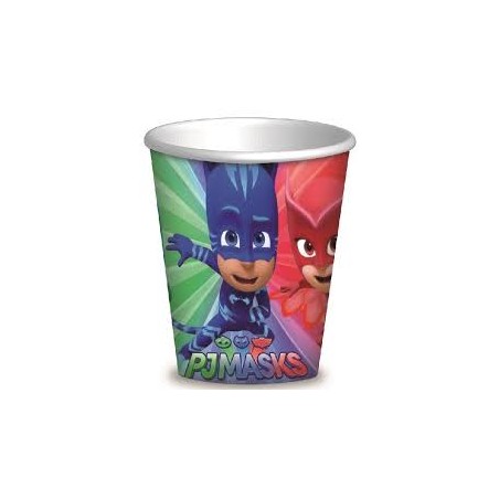 8 GOBELETS PJMASKS 260 ML