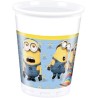 8 GOBELETS MINIONS 200 ML