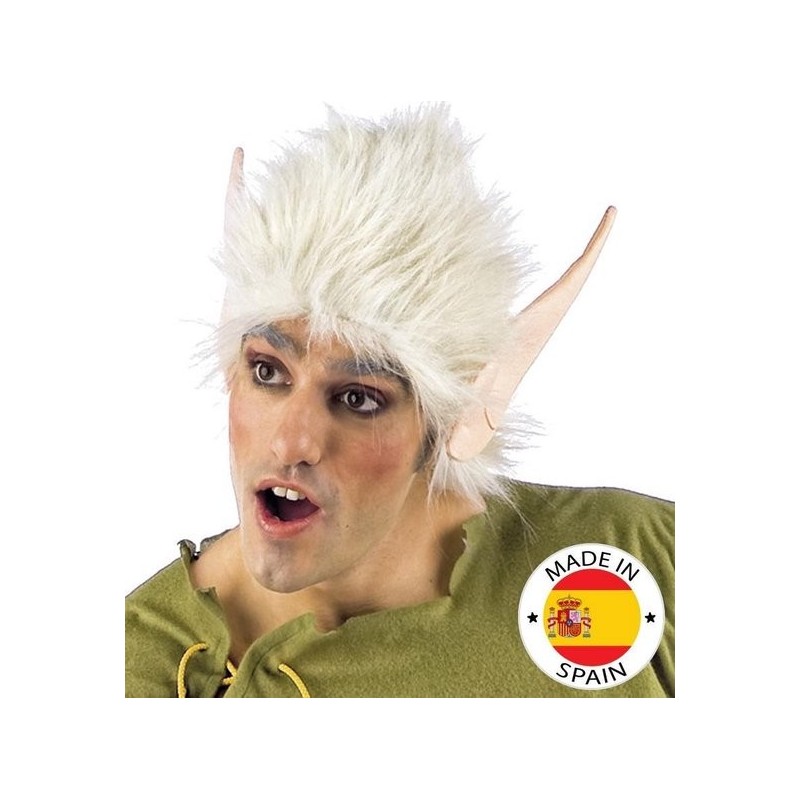 PERRUQUE BLANCHE ET OREILLES ELF PERRUQUE BLANCHE ET OREILLES ELF
