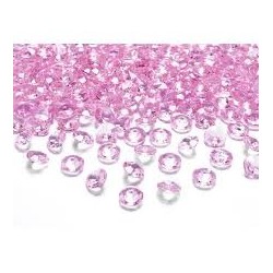 CONFETTIS DE TABLE DIAMANT ROSE