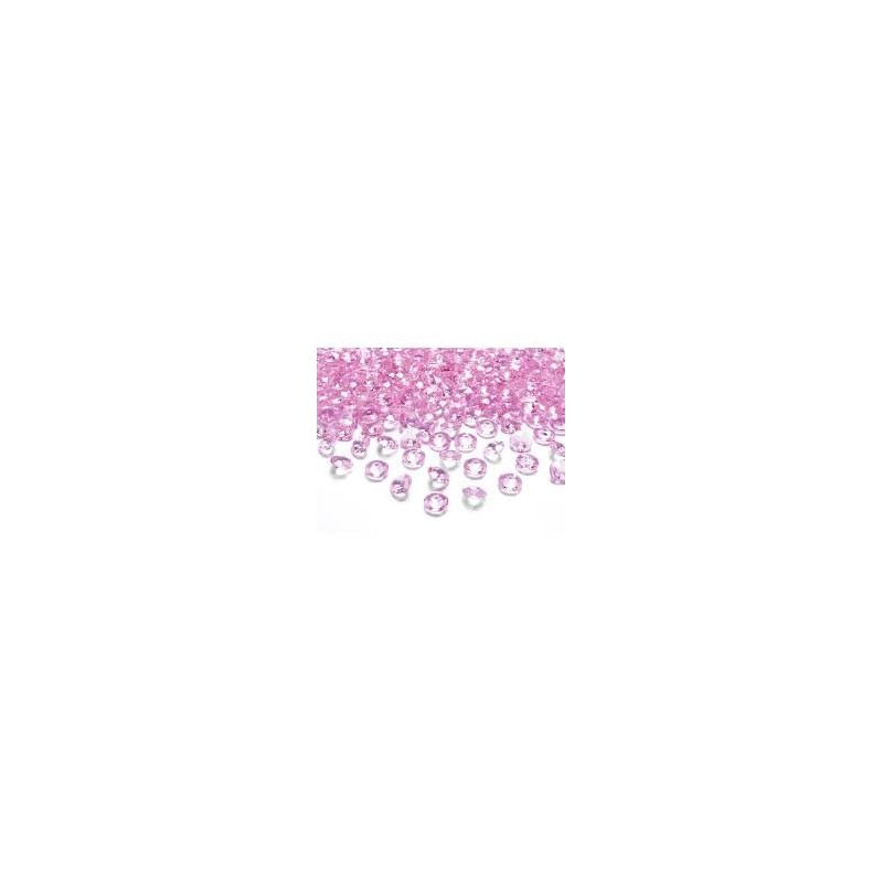 CONFETTIS DE TABLE DIAMANT ROSE
