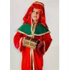 DEGUISEMENT ROI MAGE COULEURS ROUGE TAILLE 6-8 ANS