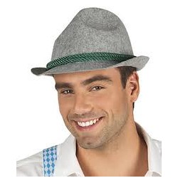 CHAPEAU BAVAROIS TYROLIEN GRIS