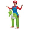 DEGUISEMENT GONFLABLE MARIO SUR YOSHI ENFANT TAILLE UNIQUE