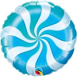 BALLON METALLIQUE ROND SUCETTE BLEUE 46 CM