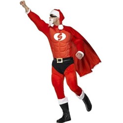 DEGUISEMENT SUPER PERE NOEL TAILLE UNIQUE