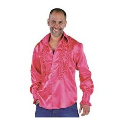 DEGUISEMENT CHEMISE RUCHE FUSCHIA TAILLE XL