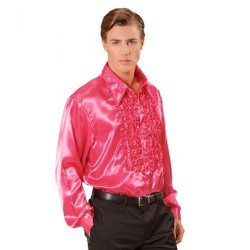 CHEMISE RUCHE FUSCHIA TAILLE XXL