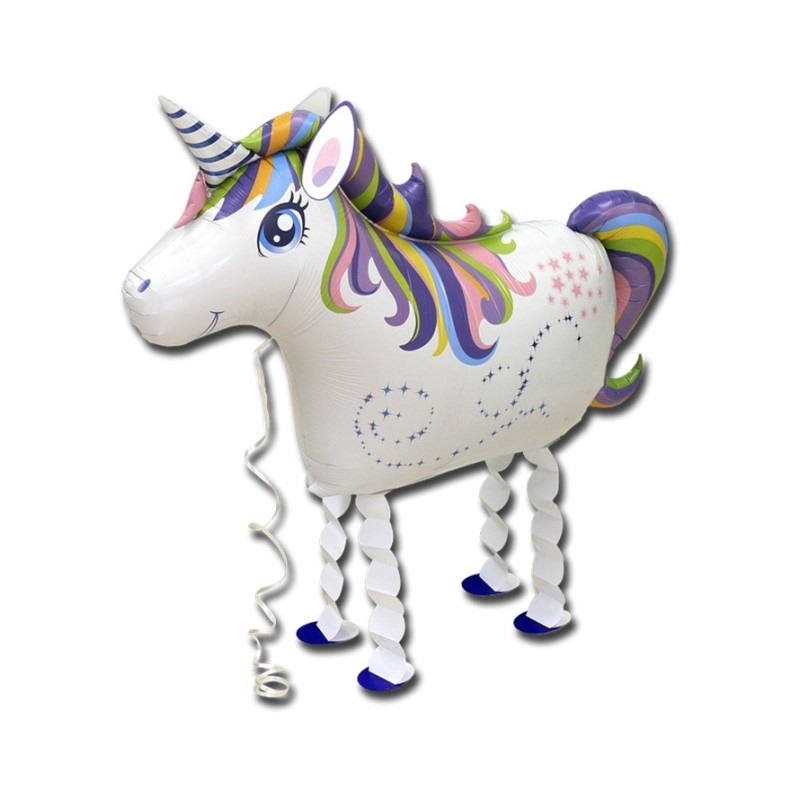 BALLON METALLIQUE MARCHEUR LICORNE AIRWALKER 63 CM BALLON METALLIQUE MARCHEUR LICORNE AIRWALKER 63 CM