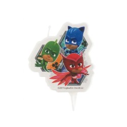 BOUGIES PJMASKS 7,5 CM