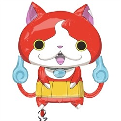 BALLON METALLIQUE PERSONNAGE YO-KAI WATCH 60 X 76 CM