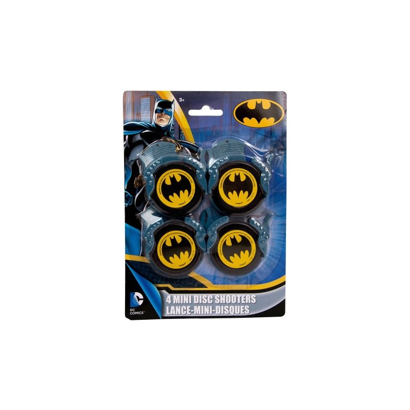 4 LANCEURS DE MINI DISQUES BATMAN