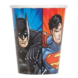 8 GOBELETS JUSTICE LEAGUE 270 ML