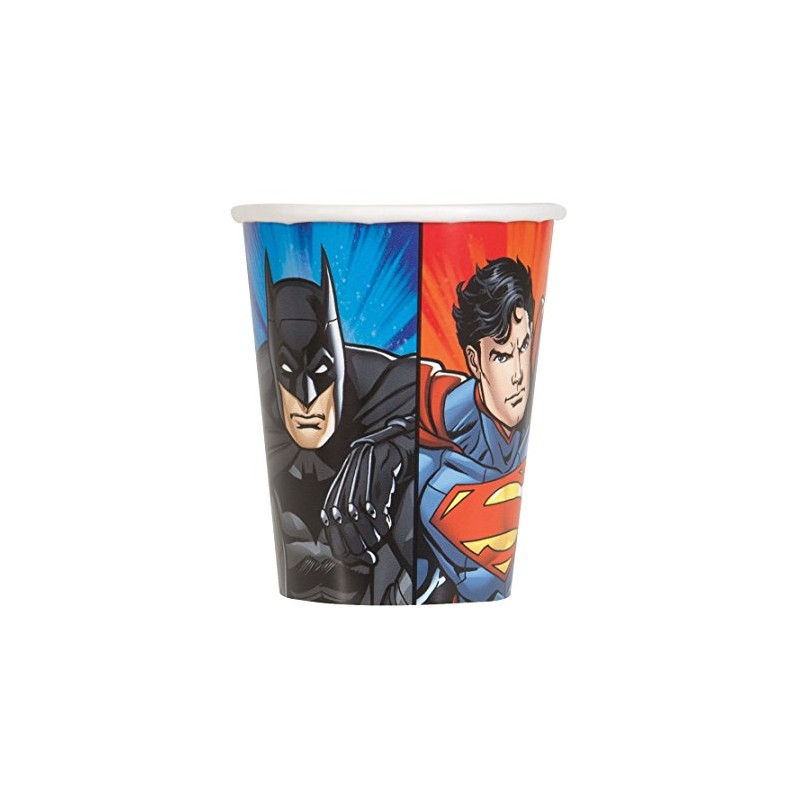 8 GOBELETS JUSTICE LEAGUE 270 ML