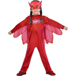 DEGUISEMENT PJ MASK BIBOU ROUGE  TAILLE 3/4 ANS 