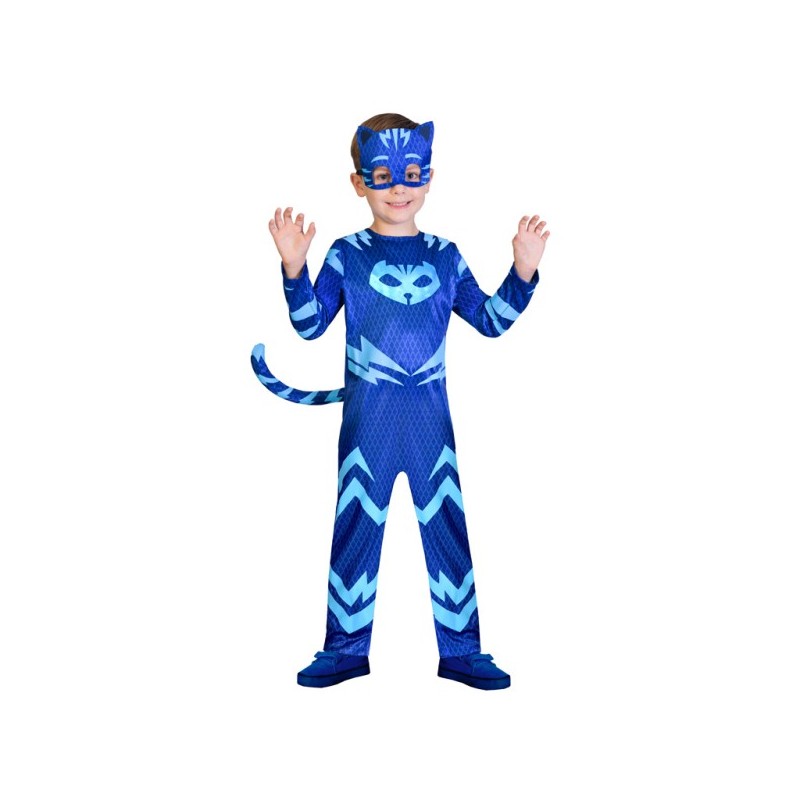 DEGUISEMENT PJMASK  CATBOY BLEU TAILLE 7-8 ANS