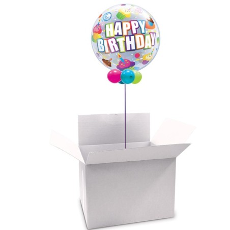 BOITE CARTON BLANC POUR BALLON 53 X 45 X 39 CM 