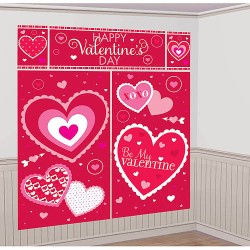 DECORATION FOND MURAL SAINT VALENTIN